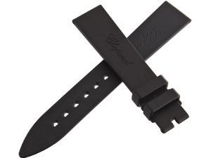 Chopard 15mm Black Rubber Silicone Strap Watch Band CH006 Chopard 15mm Black Rubber Silicone Strap Watch Band CH006