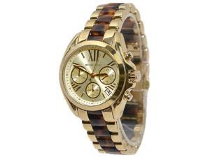 Michael Kors MK5973 Gold Dial Gold Tone Stainless Chrono Women's Watch Michael Kors MK5973 Gold Dial Gold Tone Stainless Chrono Women's Watch