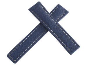 TAG Heuer Men's Blue Genuine Leather Strap Band 20mm x 17mm TAG Heuer Men's Blue Genuine Leather Strap Band 20mm x 17mm