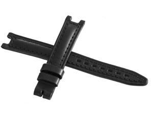 New TAG Heuer 13mm Black Leather Watch Band Strap