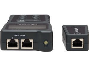 Tripp Lite T015-POE Network and Power over Ethernet (PoE) Signal Tester with Carrying Case Tripp Lite T015-POE Network and Power over Ethernet (PoE) Signal Tester with Carrying Case
