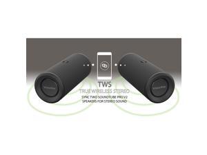 VisionTek SoundTube Pro V2 Portable Bluetooth Speaker System - TrueWireless Stereo, 360° Circle Sound - Near Field Communication - Battery Rechargeable VisionTek SoundTube Pro V2 Portable Bluetooth Speaker System - TrueWireless Stereo, 360° Circle Sound - Near Field Communication - Battery Rechargeable