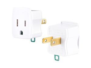 CyberPower GT1W2PK Power Plug - NEMA 1-15P - 125 V AC / 15 A - White CyberPower GT1W2PK Power Plug - NEMA 1-15P - 125 V AC / 15 A - White