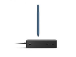 Microsoft Surface Dock 2 Black+Surface Pen Ice Blue - 2 x front-facing USB-C - 2 x rear-facing USB-C (Gen 2) - 2 x rear-facing USB-A - Bluetooth 4.0 for Pen - 4,096 Pressure Points for Pen