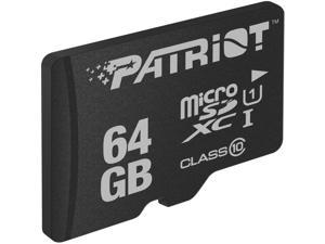 Patriot Memory 64 GB Class 10/UHS-I (U1) microSDXC - 80 MB/s Read - 10 MB/s Write - 2 Year Warranty