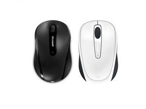 Microsoft Wireless Mobile Mouse 4000 + Microsoft 3500 Wireless Mobile Mouse- White - BlueTrack Enabled for both Mice - Radio Frequency Connectivity - 4-way Scrolling & 4 Customizable Buttons - USB