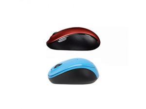 Microsoft Wireless Mobile Mouse 4000 + Microsoft 3500 Wireless Mobile Mouse- Cyan Blue - BlueTrack Enabled - Nano Transceiver - 4-way Scrolling - 4 Customizable Buttons - Up to 10 Months Battery Life