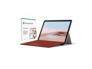 Microsoft Surface Go 2 10.5" Intel Core m3 8GB RAM 128GB SSD LTE Platinum + Surface Go Signature Type Cover Poppy Red + Microsoft 365 Personal 1 Year Subscription For 1 User Microsoft Surface Go 2 10.5" Intel Core m3 8GB RAM 128GB SSD LTE Platinum + Surface Go Signature Type Cover Poppy Red + Microsoft 365 Personal 1 Year Subscription For 1 User