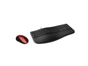 Microsoft Wireless Mobile Mouse 4000 + Microsoft Ergonomic Keyboard Black