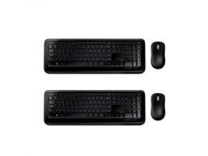 Microsoft Wireless Desktop 850 Pack of Two - USB 2.0 Wireless Keyboard - USB 2.0 Wireless Optical Mouse - 1000 dpi Movement Resolution - QWERTY Key Layout - Compatible with Computer & Notebook