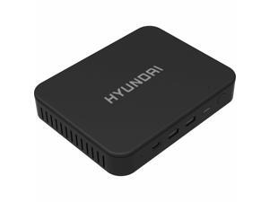 Hyundai Mini PC, Intel Celeron N4020, 4GB DDR4, 64GB Storage, Expandable 2.5" SATA HDD and M.2 SSD Slot, USB-C, Windows 10 Pro, 4K UHD Dual Monitor Support, HDMI and VGA Port, Fanless, Vesa Mount Hyundai Mini PC, Intel Celeron N4020, 4GB DDR4, 64GB Storage, Expandable 2.5" SATA HDD and M.2 SSD Slot, USB-C, Windows 10 Pro, 4K UHD Dual Monitor Support, HDMI and VGA Port, Fanless, Vesa Mount
