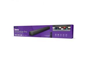 Roku - Streambar Pro Cinematic Audio, 4K Streaming Media Player, Voice Remote, TV Controls and Private Listening - Black