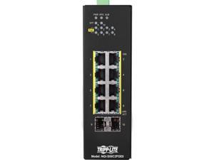 Tripp Lite 8-Port Lite Managed Industrial Gigabit Ethernet Switch NGIS08C2POE8