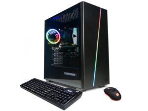 CYBERPOWERPC Gamer Master Gaming Desktop Computer AMD Ryzen 3 4100 8GB RAM 1TB SSD GT 1030 2GB DDR4