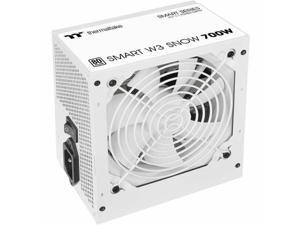 Thermaltake Smart W3 SP3-700AH2NLW 700W Power Supply - White - Internal - 120 V AC, 230 V AC Input - 3.3 V DC, 5 V DC, 12 V DC, -12 V DC, 5 V SB Output - 700 W - Active PFC - 1 +12V Rails - 1 Fan(s) -