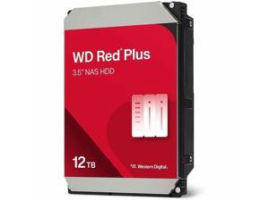 WD Red Plus 12TB NAS Hard Disk Drive - 7200 RPM Class SATA 6Gb/s, CMR, 512MB Cache, 3.5 Inch -  WD120EFGX