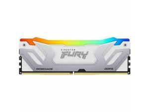 Kingston FURY Renegade RAM Module - 48 GB (2 x 24GB) - RGB - DDR5-8800/PC-70400 DDR5 SDRAM - 8800 MHz Single-rank Memory - CL42 - 1.40 V - On-die ECC - Unbuffered - 288-pin - CUDIMM - Lifetime Warrant