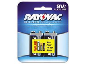 Rayovac Alkaline Batteries 9V 2/Pack Recloseable Pkg A16042K Rayovac Alkaline Batteries 9V 2/Pack Recloseable Pkg A16042K