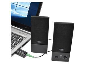 Tripp Lite U237-001 USB External Sound Card Microphone Speaker Virtual 7.1 Channel