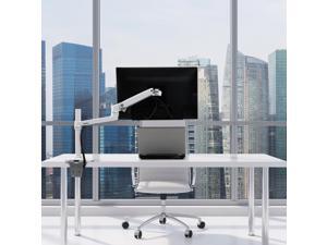 ERGOTRON 45-537-216 LX DESK MOUNT LCD MONITOR ARM, TALL POLE, BRIGHT WHITE TEXTURED, NO GROMMET