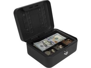 Royal Sovereign RSCB-100 Compact Steel Cash Box 1Bill & 3Coin Compartments