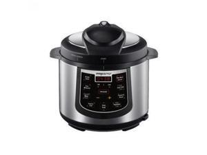 Presto 02141 6-Quart Electric Pressure Cooker, Stainless and Black Presto 02141 6-Quart Electric Pressure Cooker, Stainless and Black