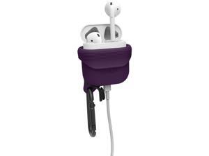 Catalyst Carrying Case for AirPods - Deep Plum - Drop Proof, Water Proof, Scratch Resistant Interior, Scrape Resistant Interior, Dirt Resistant Interior - Silicone - Carabiner Clip - 2.4" Height Catalyst Carrying Case for AirPods - Deep Plum - Drop Proof, Water Proof, Scratch Resistant Interior, Scrape Resistant Interior, Dirt Resistant Interior - Silicone - Carabiner Clip - 2.4" Height