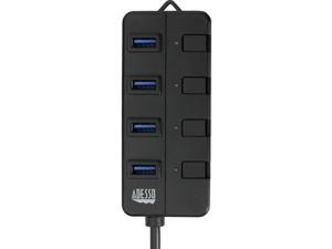 Adesso AUH-3040 4 Port USB 3.0 Hub with Individual Power Switch Adesso AUH-3040 4 Port USB 3.0 Hub with Individual Power Switch