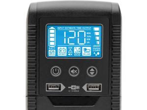 TRIPP LITE Line Interactive ECO1300LCD UPS with USB and 10 Outlets - 120V, 1300 VA, 720 Watts, ECO Series TRIPP LITE Line Interactive ECO1300LCD UPS with USB and 10 Outlets - 120V, 1300 VA, 720 Watts, ECO Series