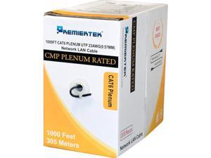 Premiertek PLENUM CMP CAT6 1000FT GRAY Premiertek PLENUM CMP CAT6 1000FT GRAY