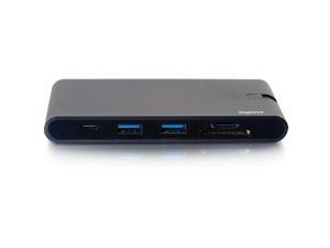 C2g Usb C Docking Station - Multiport - Hdmi Vga And Ethernet With Power