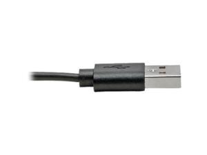 Tripp Lite 3ft USB 2.0 Hi-Speed USB-A to Right Angle USB-C M/M Cable Tripp Lite 3ft USB 2.0 Hi-Speed USB-A to Right Angle USB-C M/M Cable