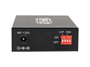 Tripp Lite Gigabit SFP Fiber to Ethernet Media Converter, POE+ - 10/100/1000 Mbps