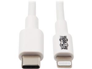 Tripp Lite 3ft Lightning to USB C Charging Cable Apple iPhone iPad M102003WH