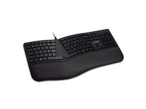 Kensington Pro Fit K75400US Black USB Wired Ergonomic Keyboard