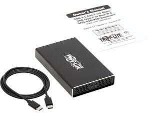 Tripp Lite USB-C to Dual M.2 SATA SSD/HDD Enclosure Adapter - USB 3.1 Gen 2 (10 Gbps), Thunderbolt 3, UASP, RAID (U457-2M2-SATAG2)