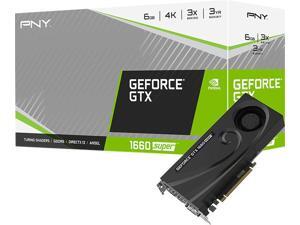PNY TECHNOLOGIES VCG16606SBLMPB GeForce GTX 1660 SUPER 6 PNY TECHNOLOGIES VCG16606SBLMPB GeForce GTX 1660 SUPER 6