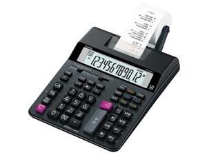 Casio Printing Calculator 12-Digit 7-3/4"Wx10-3/4"Lx2-3/10"H BK HR200RC