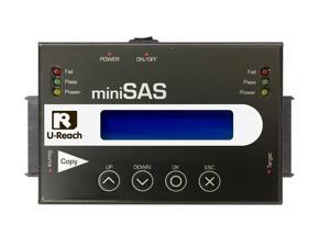 U-Reach 1 to 1 miniSAS Series SATA/IDE/SAS HDD/SSD Duplicator and Sanitizer (SAS-MS118)