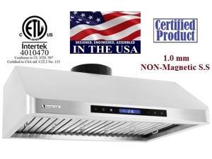 XtremeAir PX10-U30, 30", 900 CFM, LED Lights, Baffle Filter W/ Grease Drain Tunnel, 1.0mm Non-Magnetic Stainless Steel, Under Cabinet Mount Range Hood XtremeAir PX10-U30, 30", 900 CFM, LED Lights, Baffle Filter W/ Grease Drain Tunnel, 1.0mm Non-Magnetic Stainless Steel, Under Cabinet Mount Range Hood