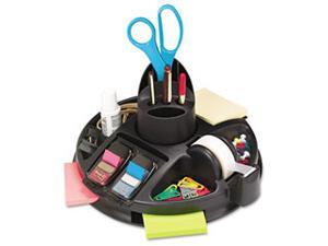 Rotary Self-Stick Notes Dispenser, Plastic, Rotary, 10 diameter x 6, Black Rotary Self-Stick Notes Dispenser, Plastic, Rotary, 10 diameter x 6, Black