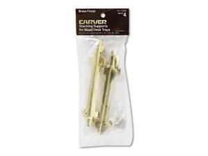 Carver Wood Products Stacking Supports 4/Set Brass CW07256 Carver Wood Products Stacking Supports 4/Set Brass CW07256