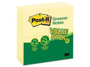 Original Recycled Note Pads, 100 3 x 3 Sheets, Canary Yellow, 24 Pads/Pack Original Recycled Note Pads, 100 3 x 3 Sheets, Canary Yellow, 24 Pads/Pack
