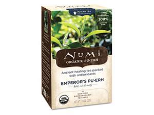 Num 10350 Organic Tea, Emperors Puerh, 16-Box Num 10350 Organic Tea, Emperors Puerh, 16-Box