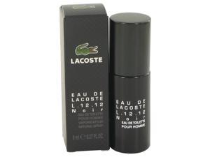 Lacoste 531658 Eau De L1212 Noir by Mini EDT Spray 27 oz for Men