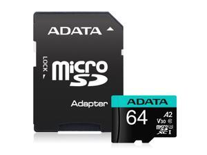 A-DATA AUSDX64GUI3V30SA2-RA1 ADATA 64G MICROSDXC UHS-I U3 CLASS 10 A-DATA AUSDX64GUI3V30SA2-RA1 ADATA 64G MICROSDXC UHS-I U3 CLASS 10