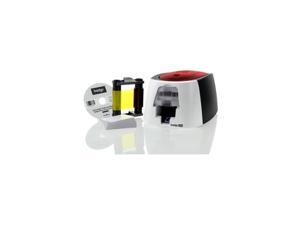 EVOLIS B22U0000RS Badgy200 Plastic ID Card Solution - Print borderless plastic badges, 40/sec CLR, 11/sec BLK, Badge Studio+ software w/database, PC/Mac EVOLIS B22U0000RS Badgy200 Plastic ID Card Solution - Print borderless plastic badges, 40/sec CLR, 11/sec BLK, Badge Studio+ software w/database, PC/Mac