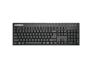 Wetkeys, LLC KBWKABS104-BK PRO-GRADE FULL-SIZE ABS USB KB Wetkeys, LLC KBWKABS104-BK PRO-GRADE FULL-SIZE ABS USB KB