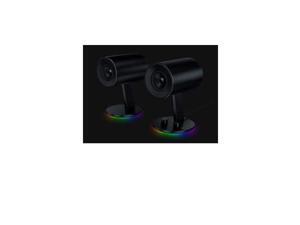 Razer Nommo Custom Woven Fiberglass Full Range 2.0 PC Gaming Speakers, Black Razer Nommo Custom Woven Fiberglass Full Range 2.0 PC Gaming Speakers, Black