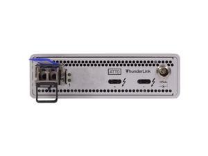 ATTO TLNS-3101-D00 Low Profile 40Gb/s Thunderbolt 3 (2-port) to 10 GbE (1-Port) (Includes SFP) ATTO TLNS-3101-D00 Low Profile 40Gb/s Thunderbolt 3 (2-port) to 10 GbE (1-Port) (Includes SFP)